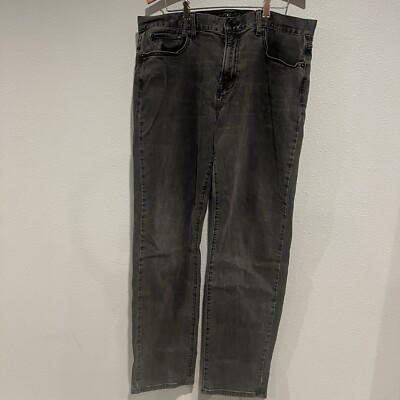 Lucky Brand 221 Original Straight Jeans Mens Size 36x32 Black