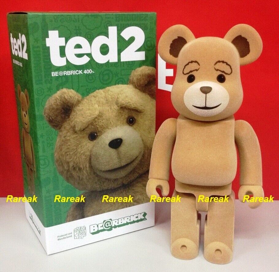 Medicom Be@rbrick Ted 2 My Bear Buddy Flocked 400% Bearbrick Medicom Be@rbrick Ted 2 My Bear Buddy Flocked 400% Bearbrick