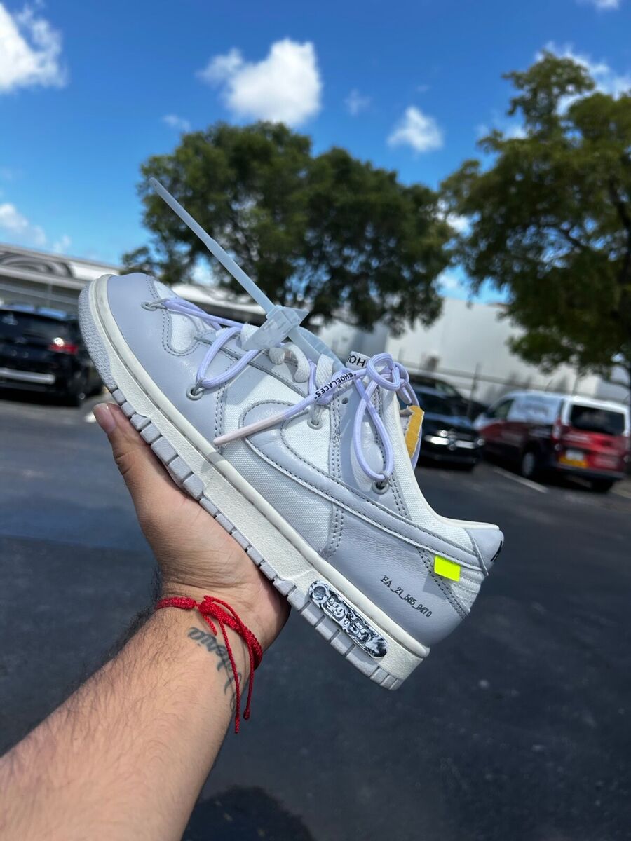 Size 8.5 - Nike Dunk Low x Off-White Lot 49 of 50 Sail Size 8.5 - Nike Dunk Low x Off-White Lot 49 of 50 Sail