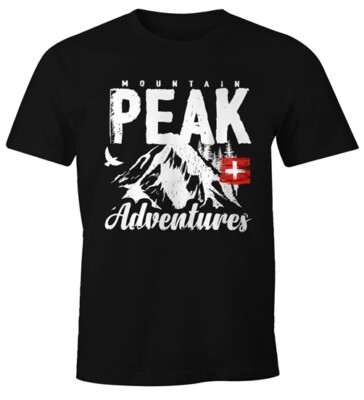 Wander Herren T-Shirt Mountain Adventures Moonworks 