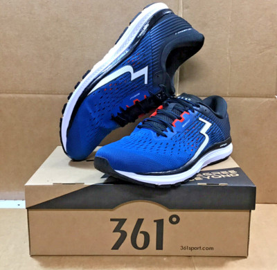 361 Degrees Meraki 4 Running Shoes Mykonos Blue/Black Men's