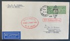 1930 USA Catapult Flight Airmail Cover SS Bremen to Kempten Germany Ship To Shor — photo 1