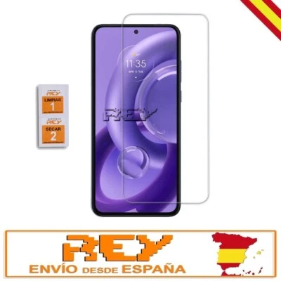REY® Protector Pantalla para MOTO EDGE 30 NEO Cristal Templado Premium p1839 vr