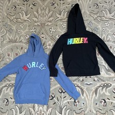 Lot Of 2 Medium Youth Hurley Hoodie Sweatshirts