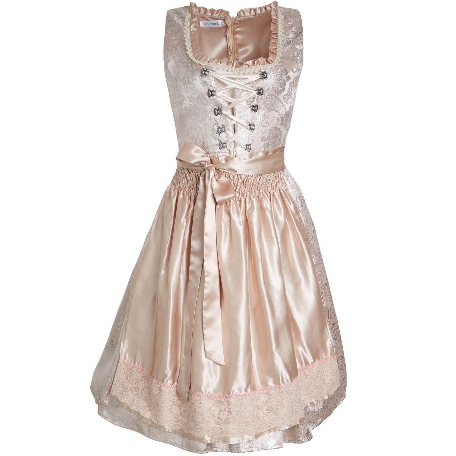 Robe Dirndl Avec Tablier – Oktoberfest | Tenue Wiesn Pour Une