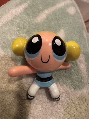 Power Puff Girls Action Figure Bubbles Cartoon Network Applause 2000 Figure