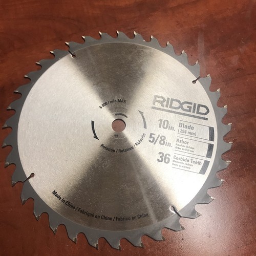 New Genuine Saw Parts 10” 36 Tooth Blade Assembly For RIDGID R4514 10