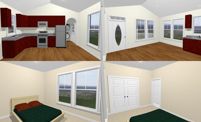 16x32 Tiny House -- 511 sq ft -- PDF Floor Plan -- Model 2H | eBay