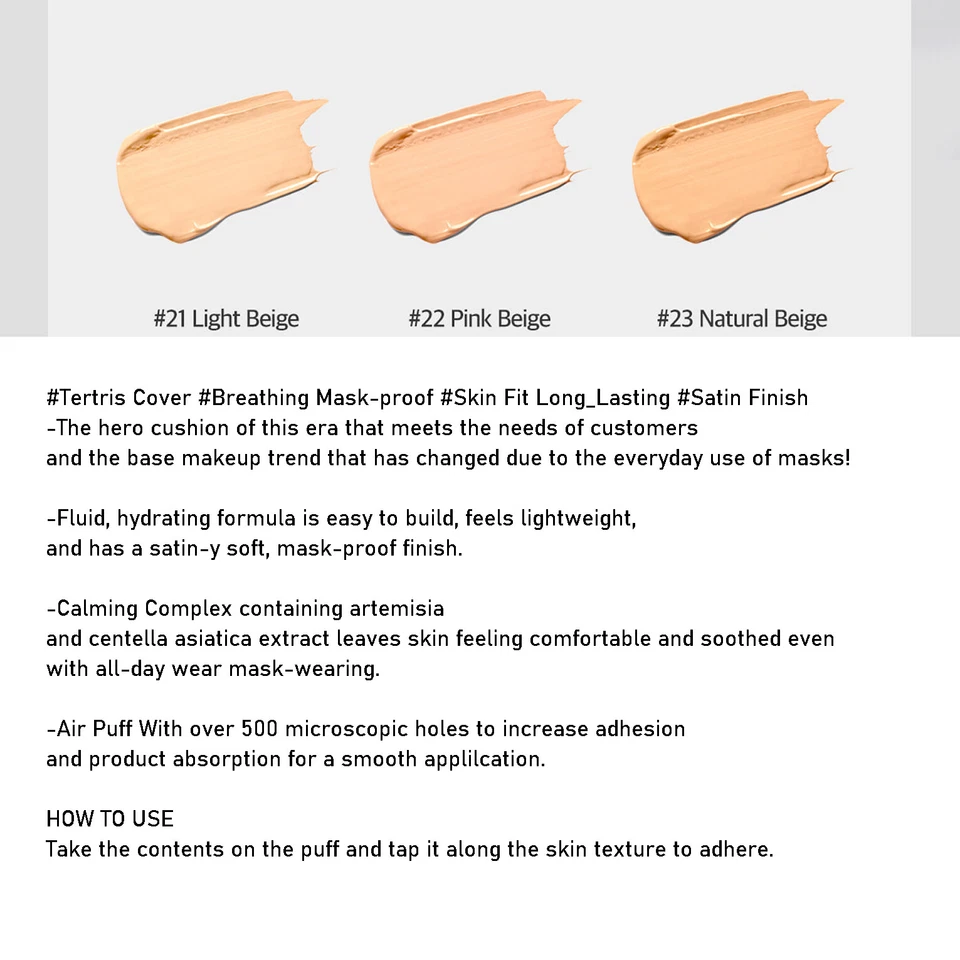 Base Cojín APRILSKIN Hero 12g + 12g Recarga Acabado Satinado, K-Beauty Foto 3 de 4