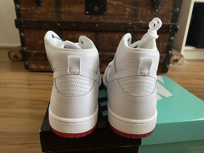 2018 Kevin Bradley Nike SB Zoom Dunk High Pro SB White AH9613-116