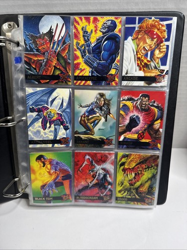 1995 Fleer Ultra X-Men Complete Base Set 1-150 Including Checklist Plus Binder - Picture 2 of 20