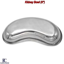 Surgical Kidney Tray Stainless Steel Bowl Basin 8'' Dental Veterinary Instrument