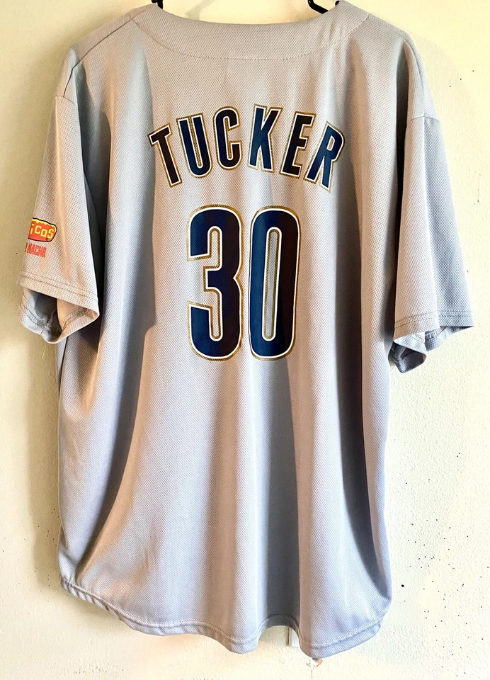 Camiseta retro de los Astros de Houston #30 King Tuck Kyle Tucker talla XLG. Foto 2 de 4