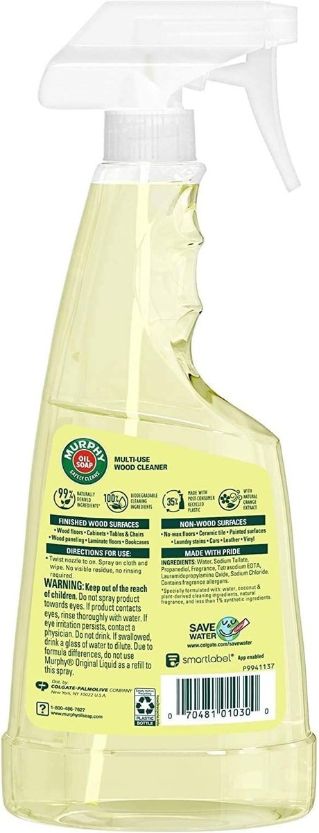 MURPHY OIL SOAP Wood Cleaner, Original, Concentrated Formula, Floor MURPHY OIL SOAP Wood Cleaner, Original, Concentrated Formula, Floor