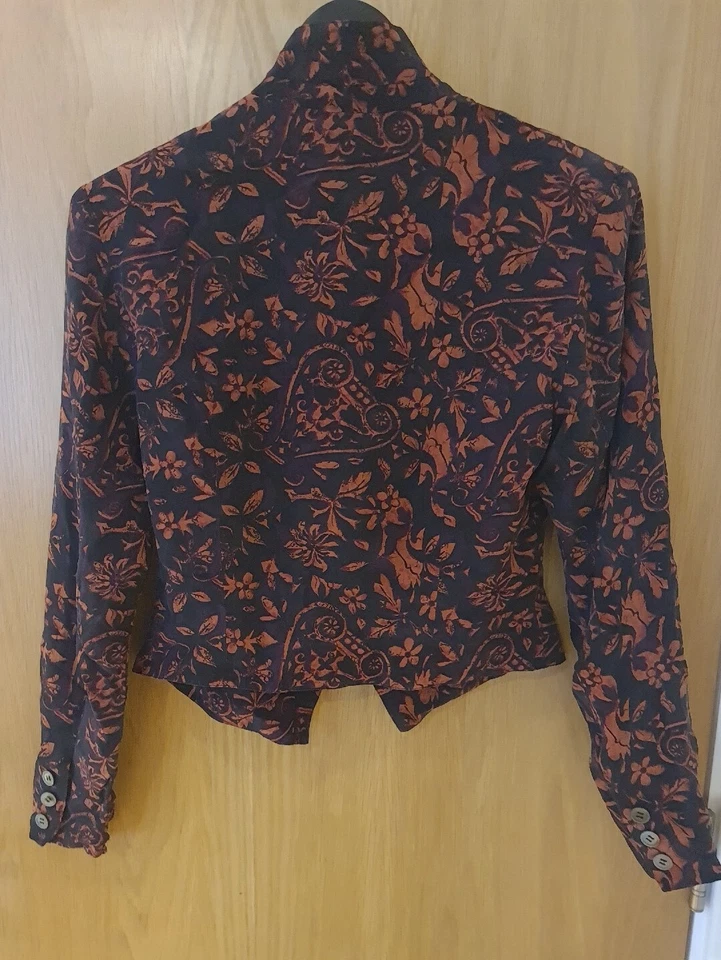 Vintage Monsoon Set Jacket Blouse & Maxi Skirt UK 8 - Image 2 of 4