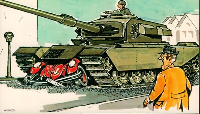 superrar ILLUSTRATEUR NAEF - CARTE HUMORISTIQUE - NR. 698 PHOTOGLOB, ZÜRICH 1977