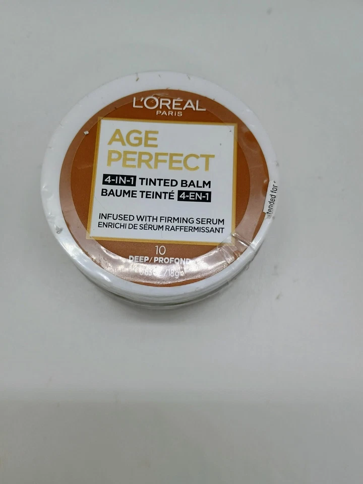 Loreal Age Perfect 4-In-1 Tinted Balm W/Firming Serum # 10 Deep .63oz  Lot of  3 - Image 3 of 3