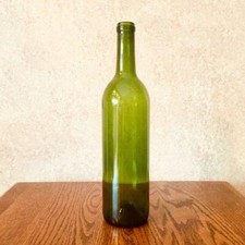 Empty Green Wine Bottle 2 Pack 