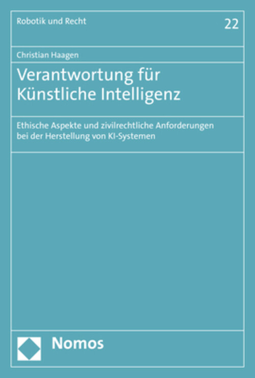 Christian Haagen | Verantwortung Für Künstliche Intelligenz |