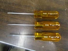 3 New Xcelite R182 Round Blade Flat Screwdriver 1/8" X 2 1/2" Blade USA