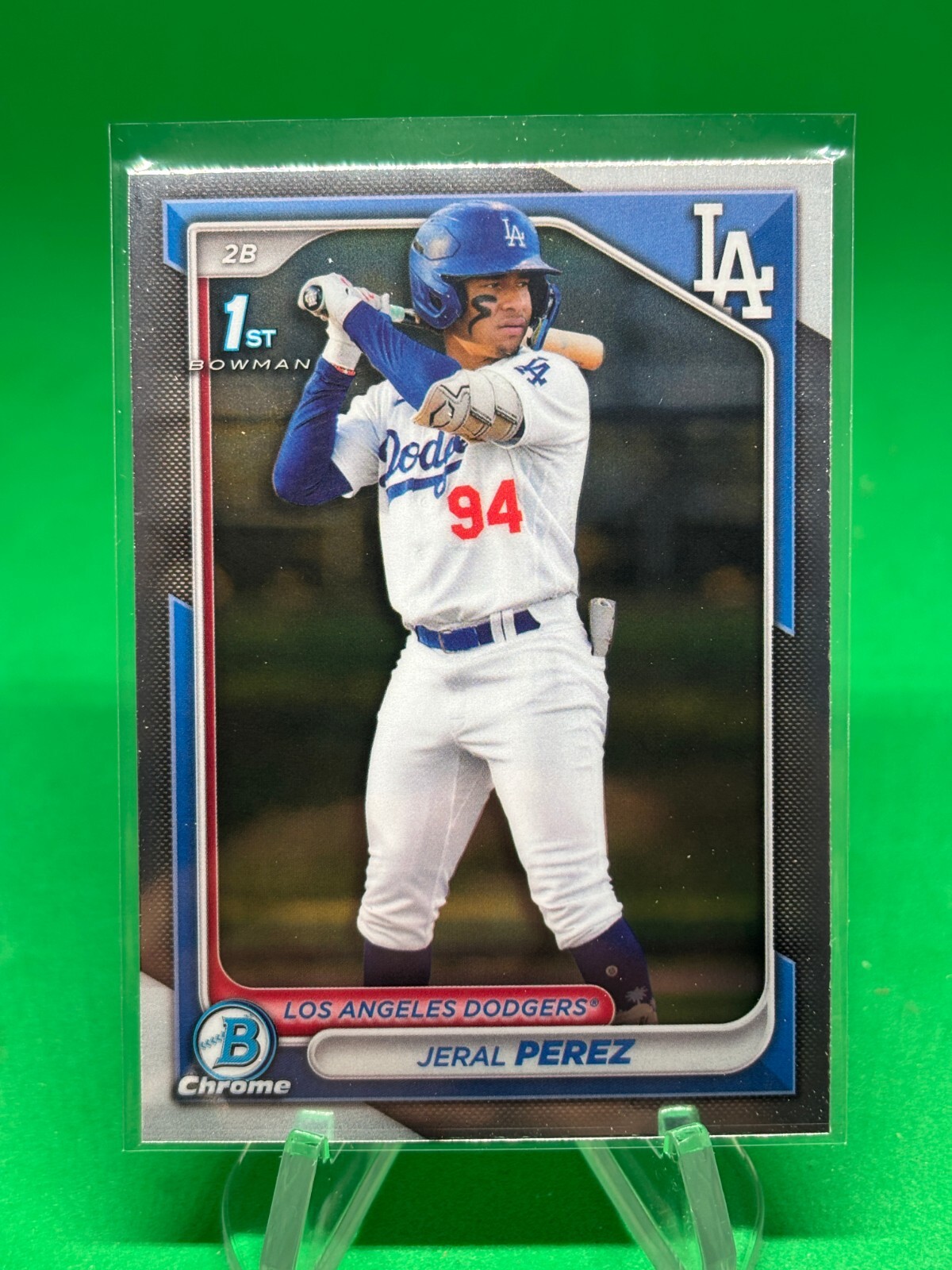 2024 Bowman Chrome 1st Bowman #BCP-158 Jeral Perez Los Angeles Dodgers