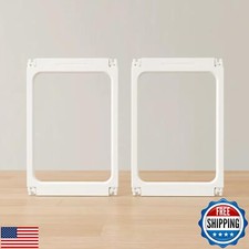 Clear Acrylic Dog Playpen, Easy Assembly Indoor Pet Pen, Sturdy and Easy-Clea