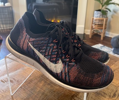 nike men's free 4.0 flyknit running shoes