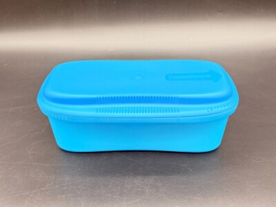 Blue Tupperware Microwave Pasta Spaghetti Ravioli Macaroni Maker Cooker ...