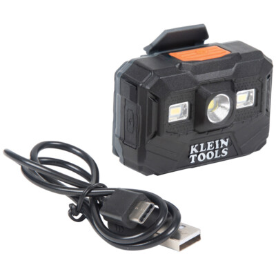 Klein Tools 56062 Rechargeable Headlamp and Worklight, 300 Lumens All-Day Run