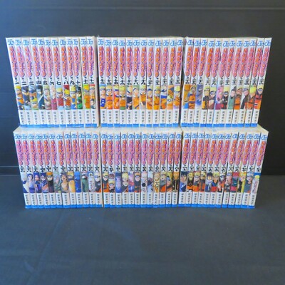 NARUTO Comics Complete Set of 72 Volumes Jump Comics Manga Ninja Manga Japanese