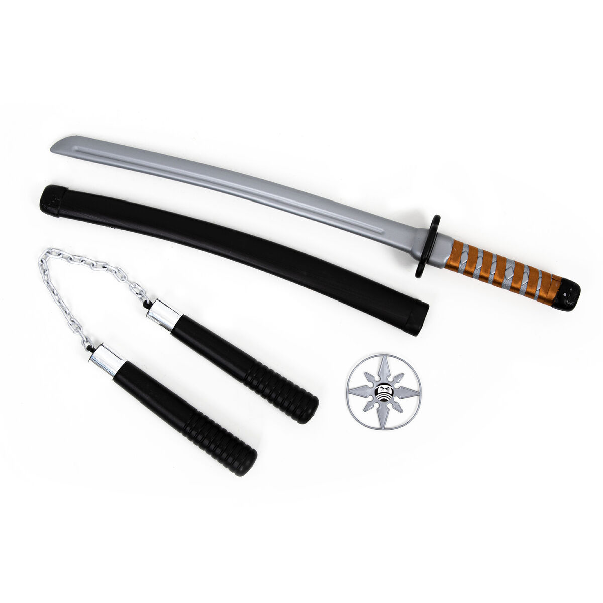 Foam Toy Nunchuck Ninja Weapon Martial Art Practice Train Tool Costume Accessory Foam Toy Nunchuck Ninja Weapon Martial Art Practice Train Tool Costume Accessory
