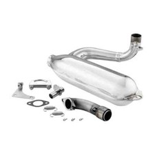 MARMITTA VMC SILURO SPORT CROMATA VESPA 50 125 SPECIAL PK S XL HP ET3 PRIMAVERA