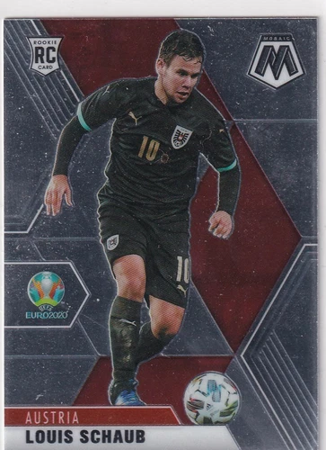 Panini Mosaic Soccer Soccer 2020 UEFA No 7 Louis Schaub Rookie Card RC