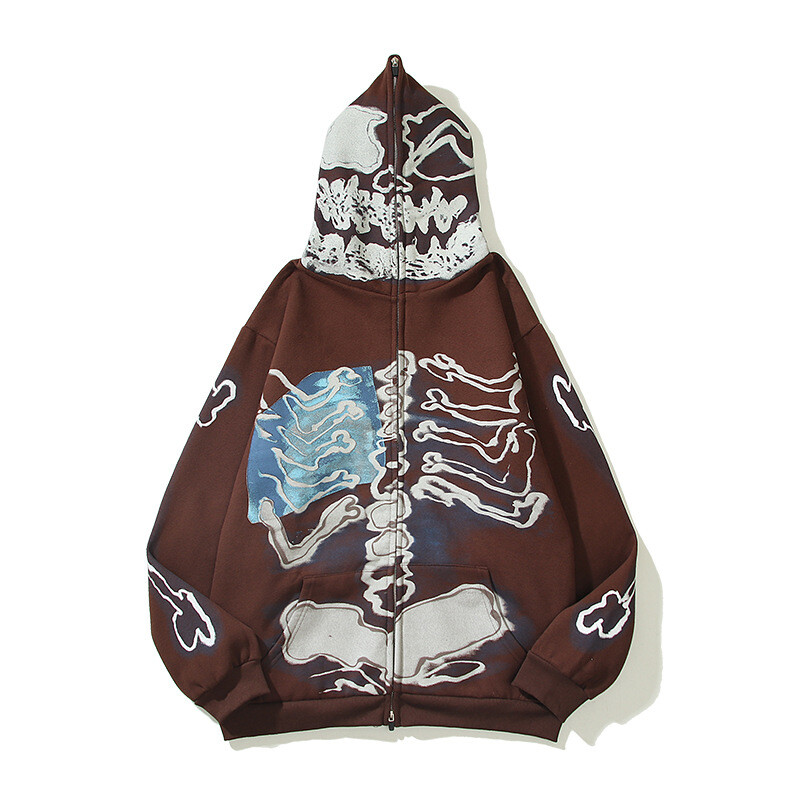 Hot Unisex TRAVIS SCOTT Cactus Jack x FRAGMENT KAWS Skull