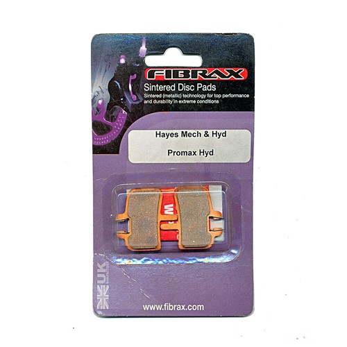 Hayes / Promax Hydraulic Brake Pads - Sintered - Fibrax- HFX1-9 - Afbeelding 1 van 1