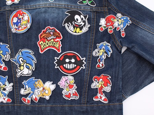 Sega Sonic Embroidered Iron on / Sew on Patch - Picture 5 of 14