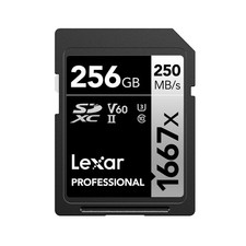 Lexar Professional 256GB 1667x UHS-II SDXC Memory Card