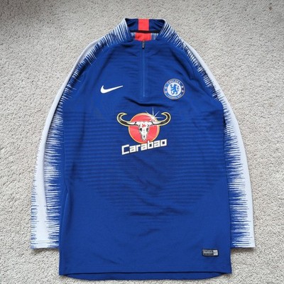 Chelsea 2018/2019 VaporKnit Strike Drill Training Top 1/4 Zip Nike