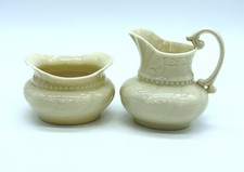 Lenox Colonial Ivory Porcelain Creamer & Sugar Bowl Set Mid-20th Century 
