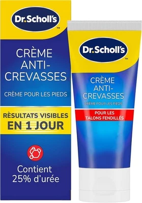 Scholl Crème Pieds Anti-Crevasses Talons Fendillés - Hydrate les Pieds Talon SEC - Photo 1/4