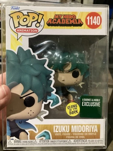 Funko POP! My Hero Academia Izuku Midoriya 1140 GITD Barnes & Noble W/ Protector