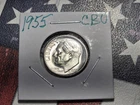 1955 P Roosevelt Dime 10¢ - BU  "FREE SHIPPING"