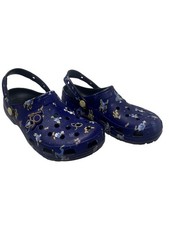 Crocs Classic Clog Shoes Womens 8 Mens 6 Blue Disney 50th Mickey Minnie Donald