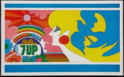 7 UP, REPRO VINTAGE POSTER WERBUNG, HQ