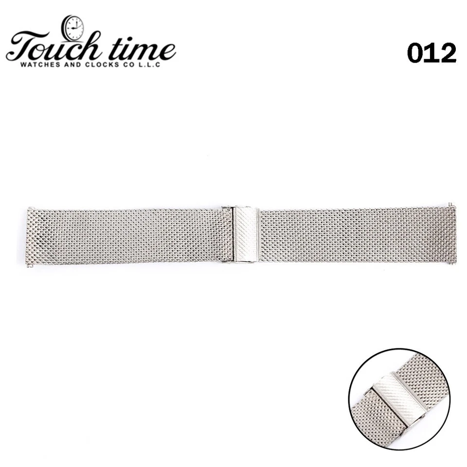 bracciale svizzero originale acciaio inossidabile argento-Dimensione: 19 mm-C... - Immagine 2 di 4