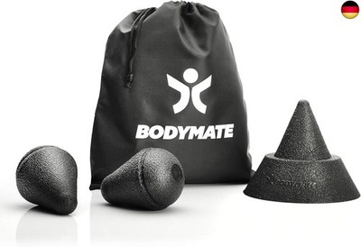 BODYMATE Triggerpunkt Drücker-Set ? 3 verschiedene Handdrücker und Halterung f