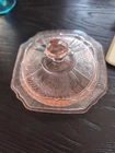 Anchor Hocking Pink Depression Glass Mayfair/ Open Rose Lidded Candy,..." Read"