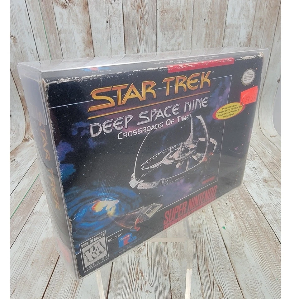 Star Trek: Deep Space Nine - Crossroad of Time (Super Nintendo) Complete in Box - Image 4 of 4