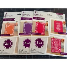Gemini Create a Card 2 Pc Die Lot of 3