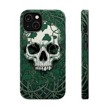 Victorian Skull Ivy Gothic Phone Case For iPhone Samsung